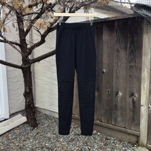 Ruti Womens Black Stretch Pants Size 1 Minimalist Elastic Waist Comfort Fit Wear